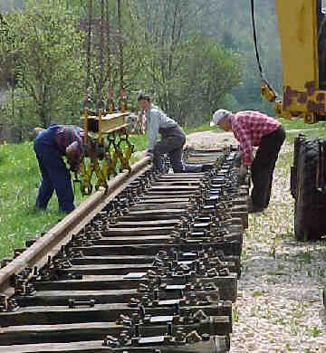 Der Kran im Gleisbau (23Kb)