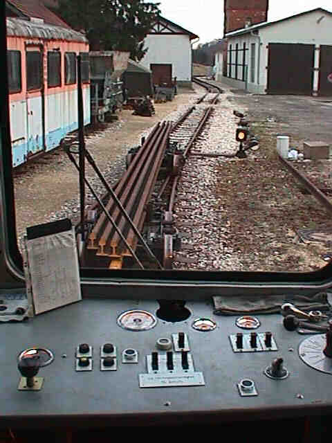 Ausfahrt Bahnhof Neresheim (35 Kb)