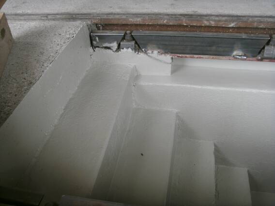 Detailaufnahme der beschichteten Grube (19 Kb)