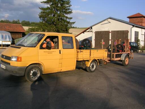 Abtransport zum abdrehen (Größe ca. 30 kb)