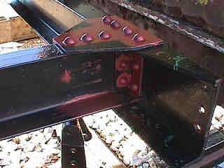 Die neu genietete Pufferbohle des HMB 1 (Gr&ouml;&szlig;e 10 Kb)