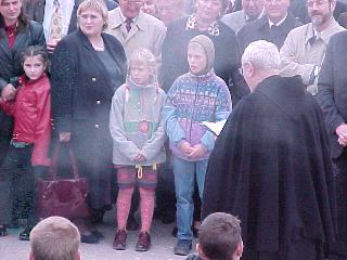 Segnung durch den Abt (G&ouml;&szlig;e ca. 17Kb)