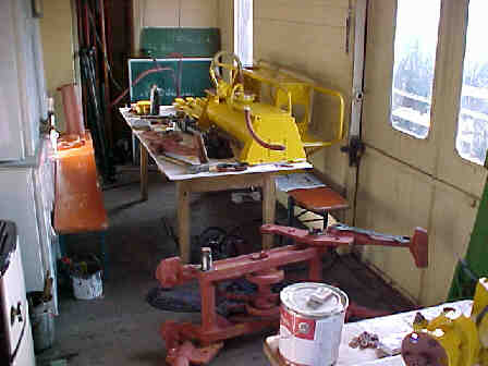 Stopfmaschine, Teile in Aufarbeitung - Gr&ouml;&szlig;e ca. 17 KB