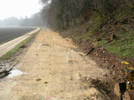 Der weiter Verlauf Richtung Iggenhausen (Gr&ouml;&szlig;e ca. 45kB)