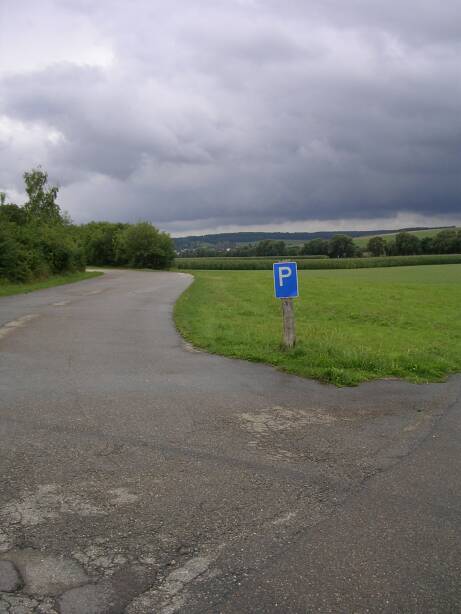 Trassenführung Parkplatz Härtsfeldsee (Größe ca. 30 kB)